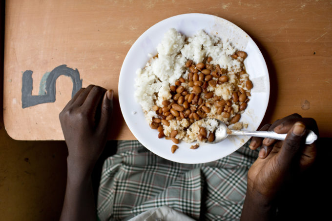 Eten op school Zuid-Sudan