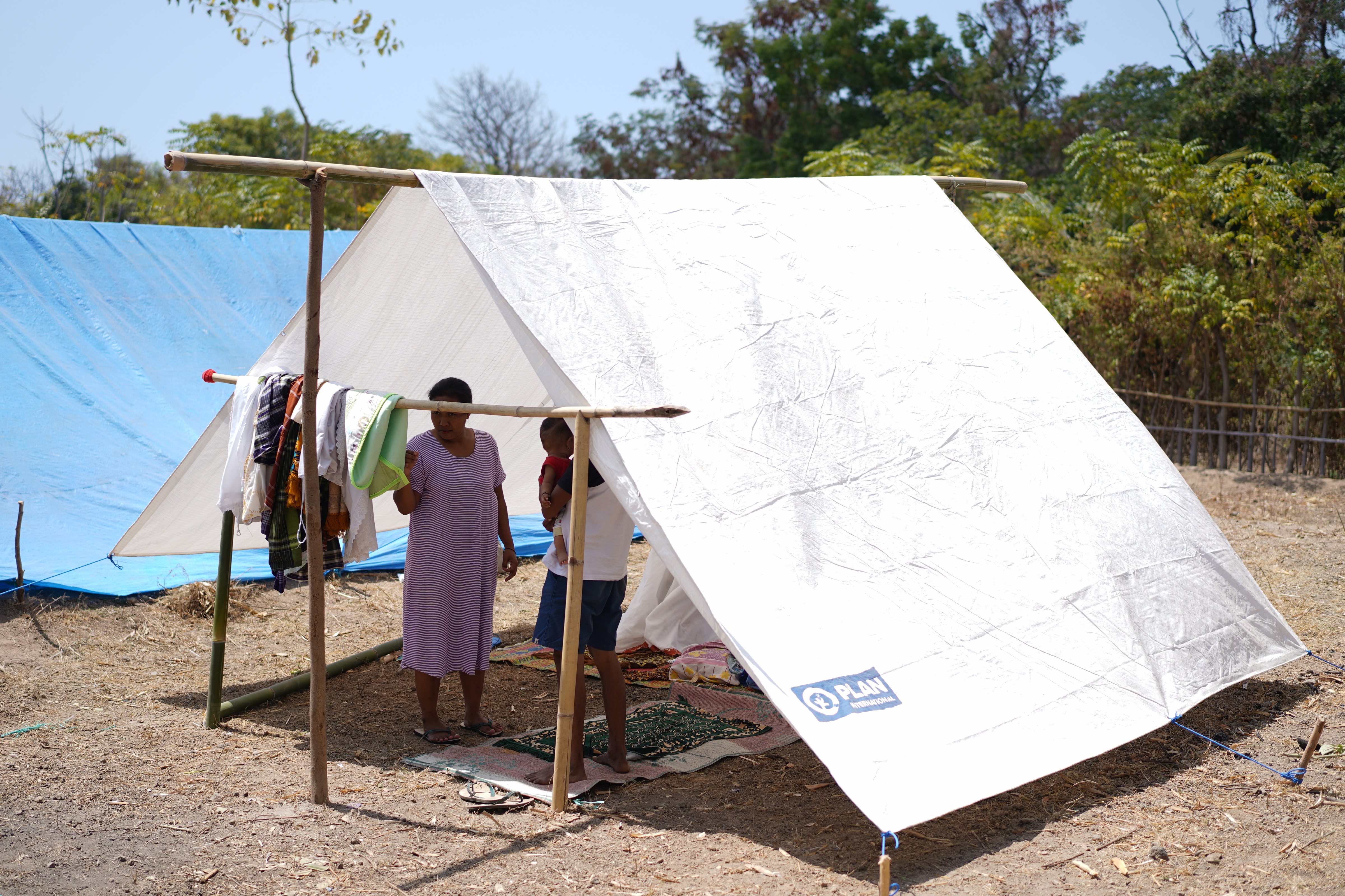Noodonderdak op Lombok