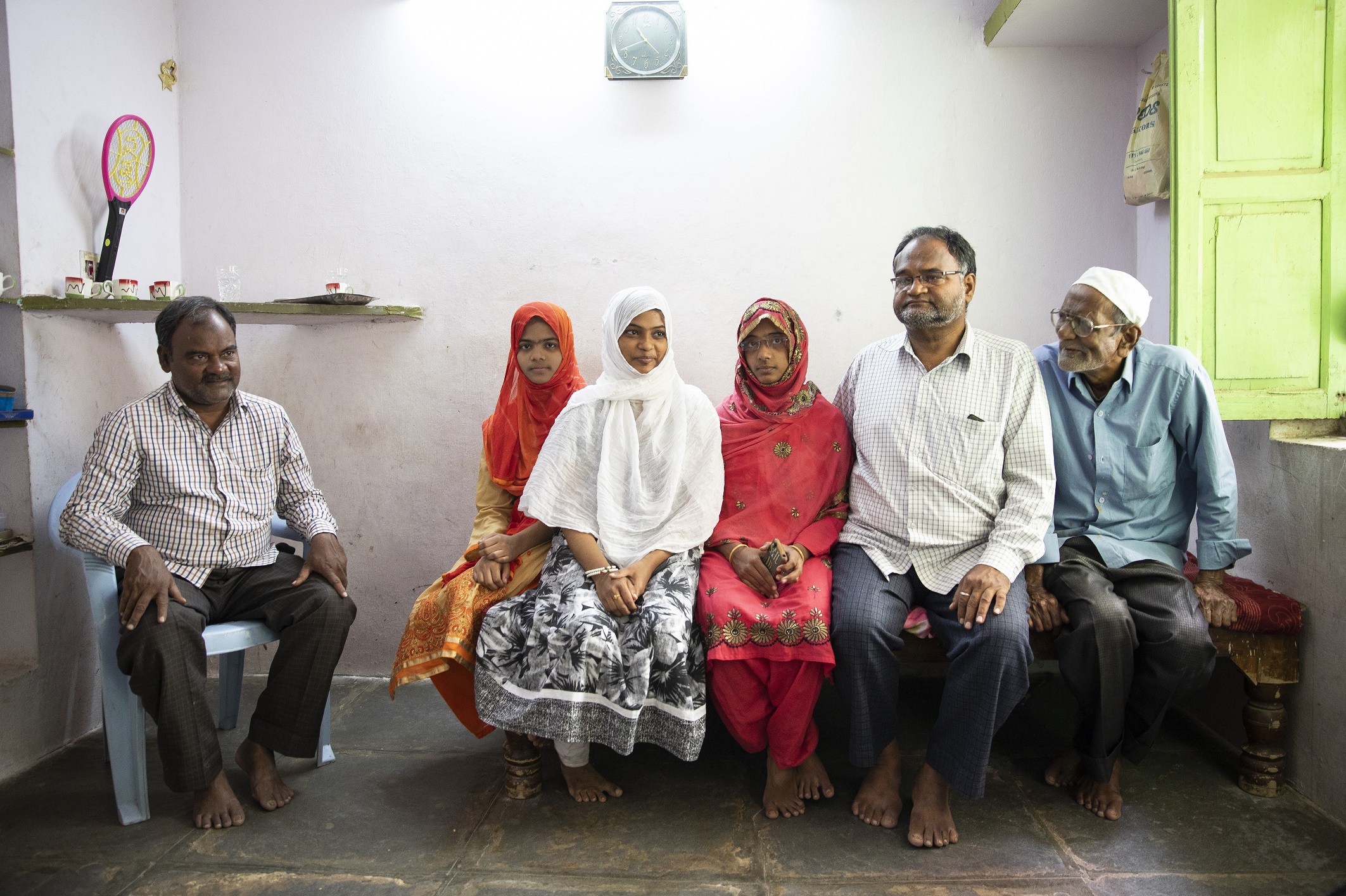 family in house in india