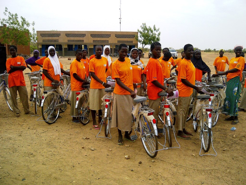 fietsen in burkina faso